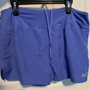Purple nike dri fit horts size L